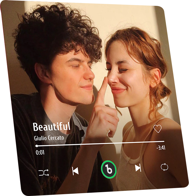 Personalized Photo Music Magnet™