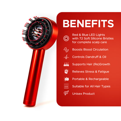 3-in-1 Red Light Therapy Scalp Massager™